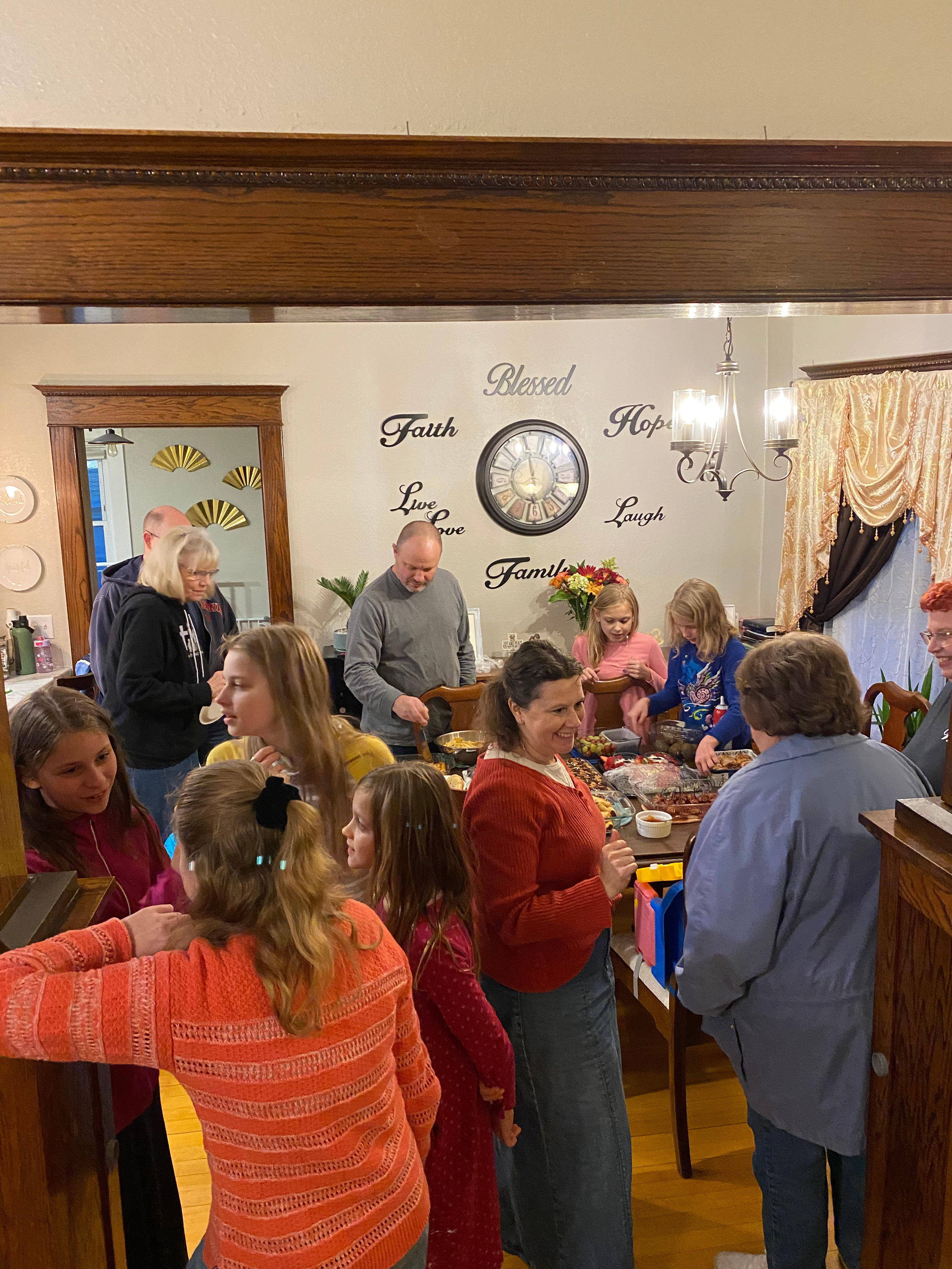 church gathering at house